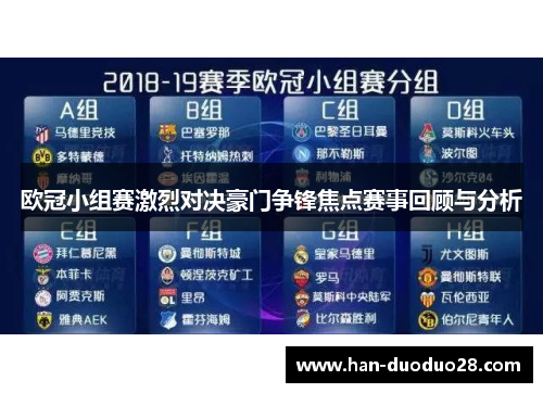 欧冠小组赛激烈对决豪门争锋焦点赛事回顾与分析 欧冠小组赛激烈对决豪门争锋焦点赛事回顾与分析